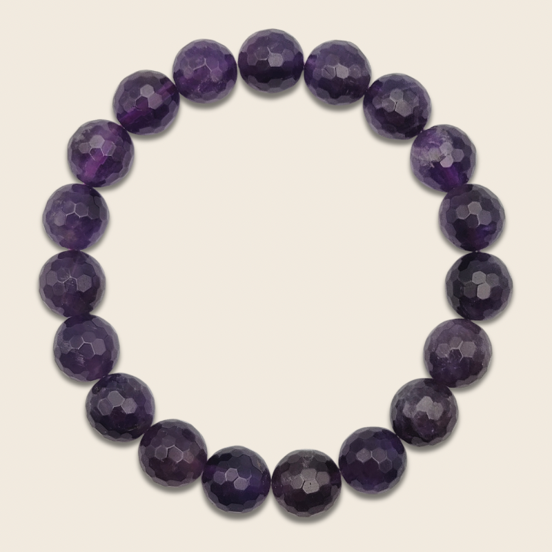 Amethyst 128 Cutting Bracelet